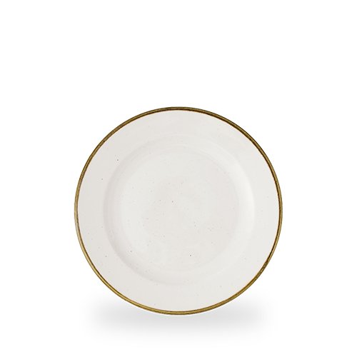 Churchill Stonecast Barley White Profile Plate, rund, handbemalt, für Gastronomie