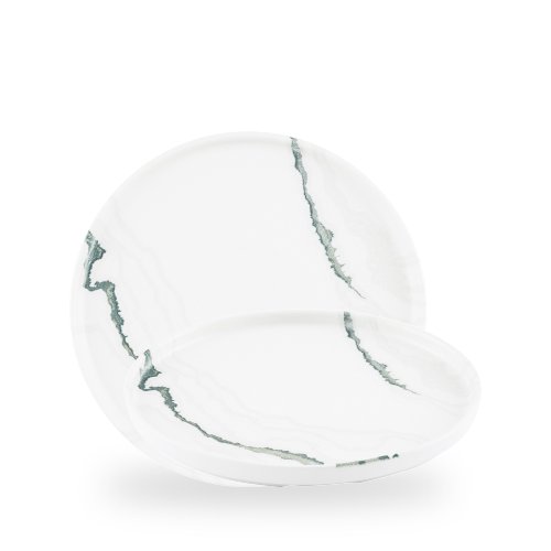 Churchill Super Vitrified Tide Accents Green Teller flach 26cm für moderne Gastronomie
