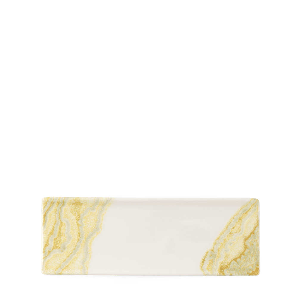 Churchill Super Vitrified Tide Gold Platte für hochwertige Speisenpräsentationen