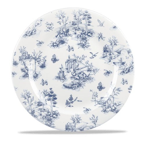 Churchill Super Vitrified Toile Prague Teller Flach 30,5cm für Gastronomie und Catering