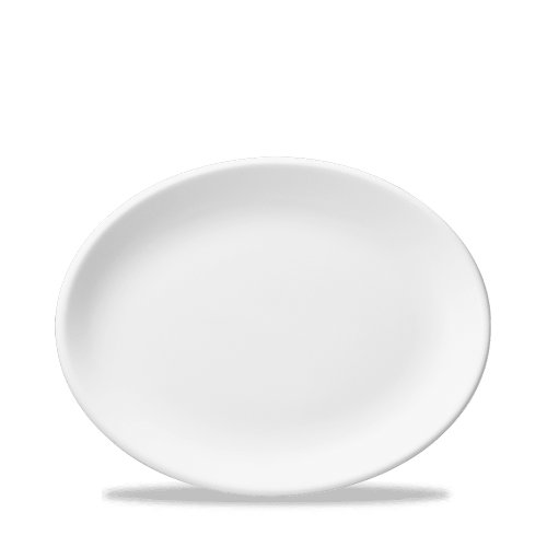 Churchill Super Vitrified White Platte Oval Coup 30,5cm für professionelle Gastronomie