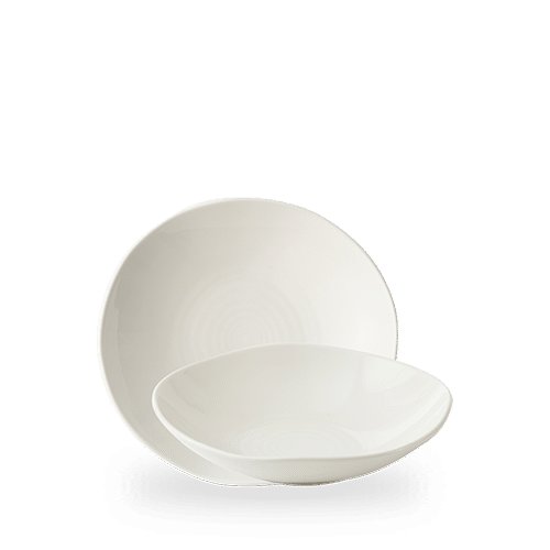 Churchill Super Vitrified White Schale mit Füßen, 22cm - für Gastronomie und Catering