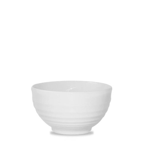 Churchill Super Vitrified Ripple Schale White 13cm für Gastronomie und gewerbliche Nutzung