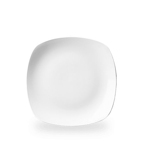 Churchill Super Vitrified White Teller quadratisch 25,2 cm für Gastronomie und Catering