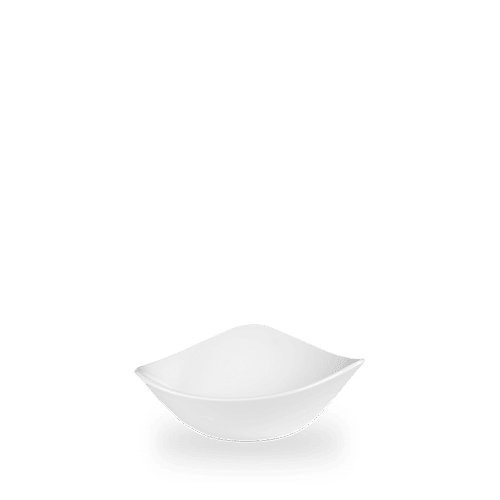 Churchill Super Vitrified White Lotus Schale Dreieckig 18,5cm für das Servieren von Speisen