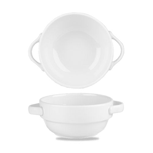 Churchill Super Vitrified White Profile Suppentasse 36cl für Gastronomie.