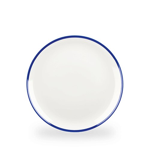 Churchill Super Vitrified Retro Blue Teller Flach 26cm für Gastronomie