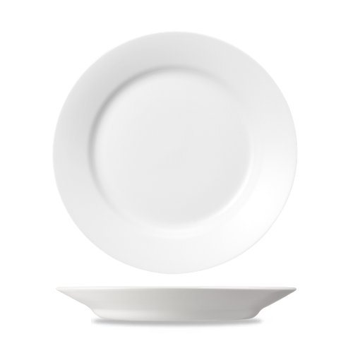 Churchill Super Vitrified White Med Schale 10 Zoll für Gastronomie und Catering