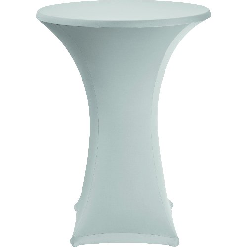 Dena Tischplattenbezug Stretch Ø70cm grau für Stehtische