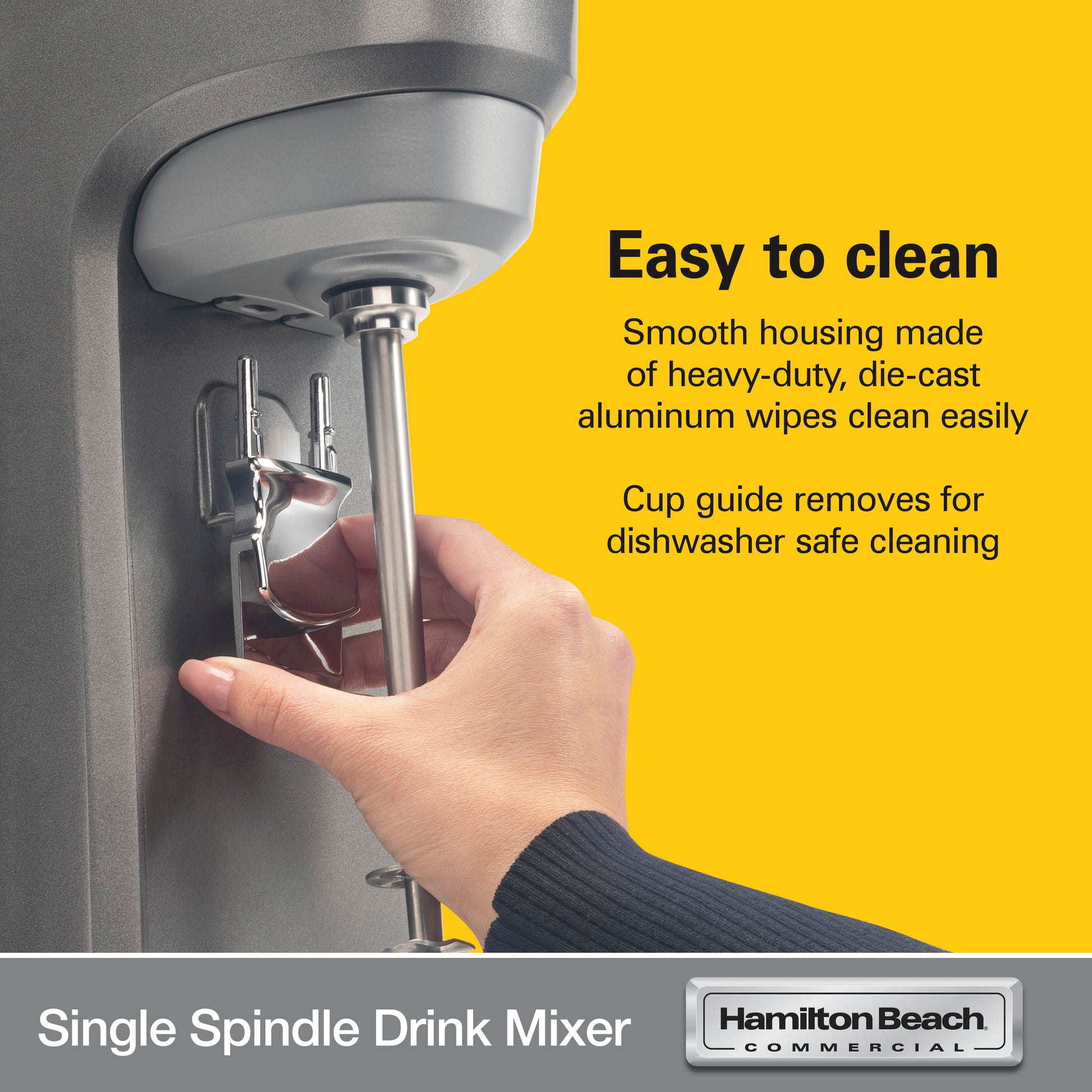 Hamilton Beach Commercial® Single Spindle Getränkemixer HMD200R für die Zubereitung von Shakes und Cocktails