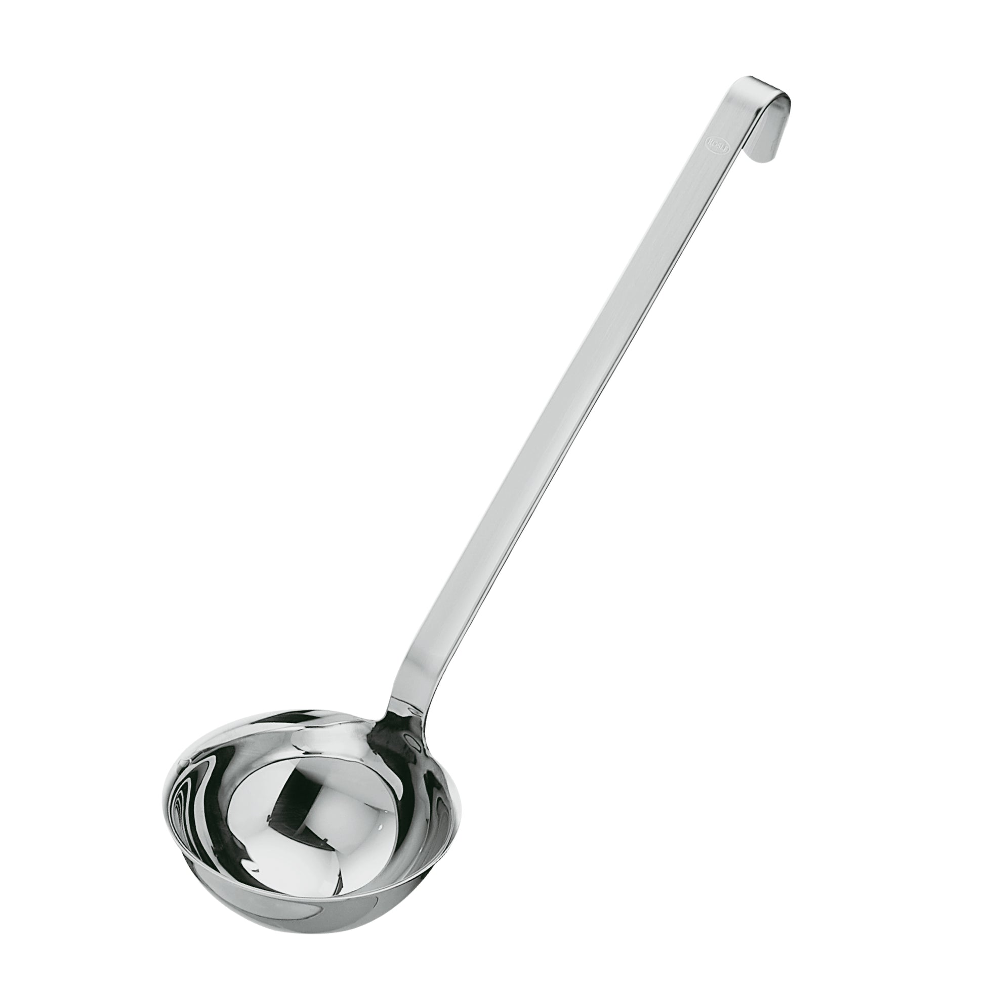 RÖSLE Schöpflöffel HAKEN Ø 9 cm aus Edelstahl für präzises Schöpfen.