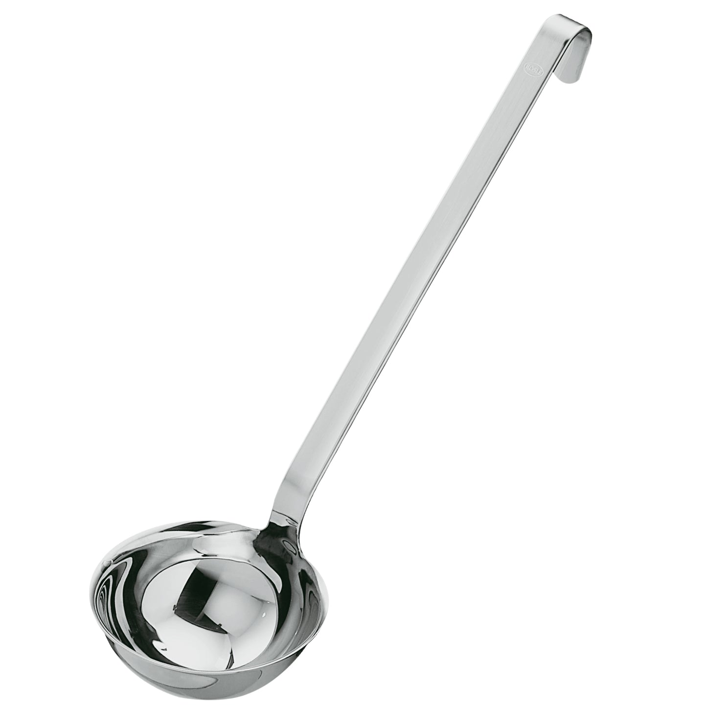 RÖSLE Schöpflöffel HAKEN Ø 10 cm, Edelstahl, ideal zum Schöpfen von Flüssigkeiten