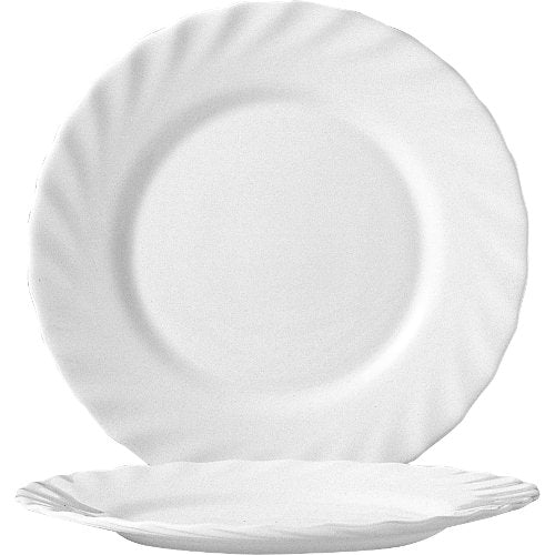 Arcoroc Hartglasgeschirr Trianon Teller flach Ø19,5cm, robust und spülmaschinengeeignet