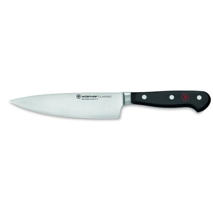 WÜSTHOF Kochmesser mit Halbkropf 16 cm für professionelle Küchen