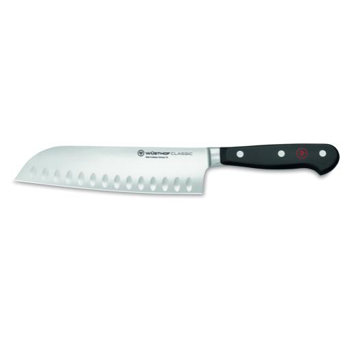 WÜSTHOF Santoku mit Kullenschliff 17 cm - professionelles Küchenmesser