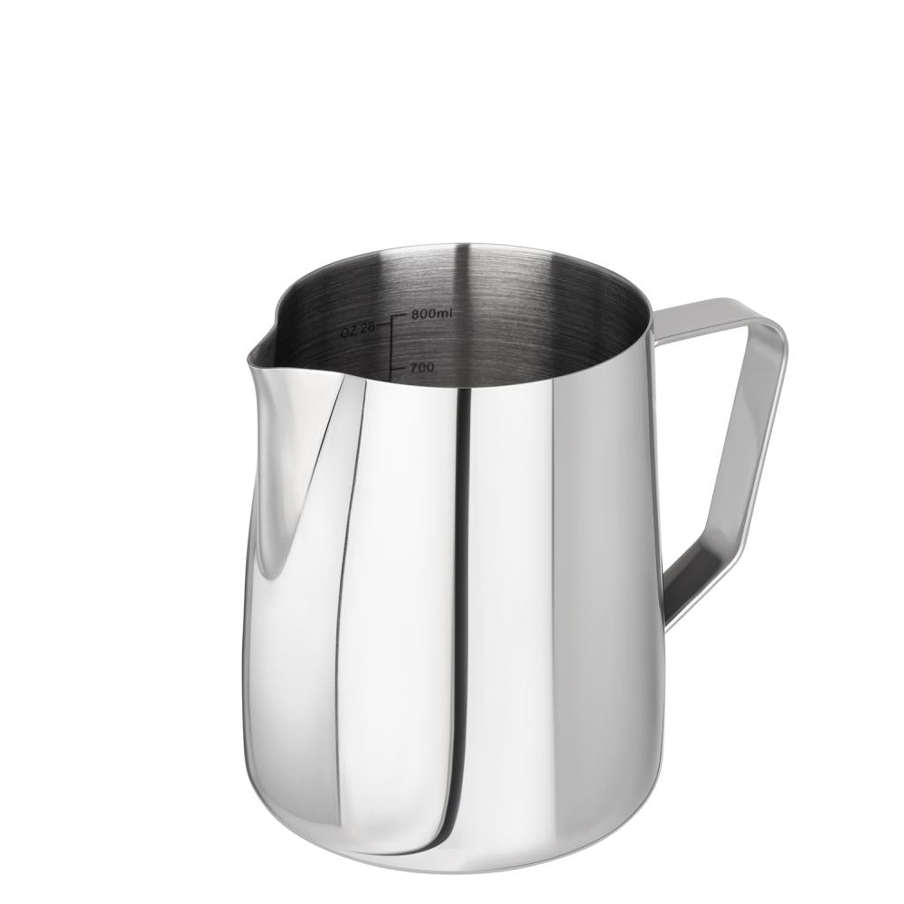 APS Milch- / Universalkanne aus Edelstahl, 0,8 Liter, ideal für Gastronomie