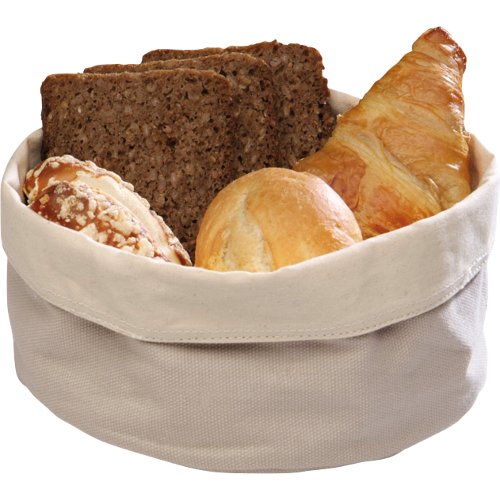 APS Brottasche beige aus Baumwolle für die Aufbewahrung von Brötchen