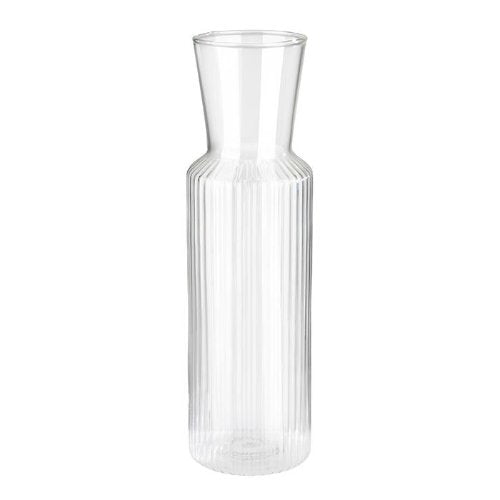 APS Glaskaraffe -LINES- aus Glas mit Korkdeckel für die Gastronomie