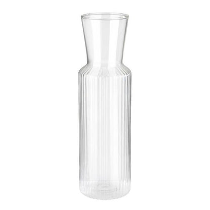 APS Glaskaraffe -LINES- aus Glas mit Korkdeckel für die Gastronomie