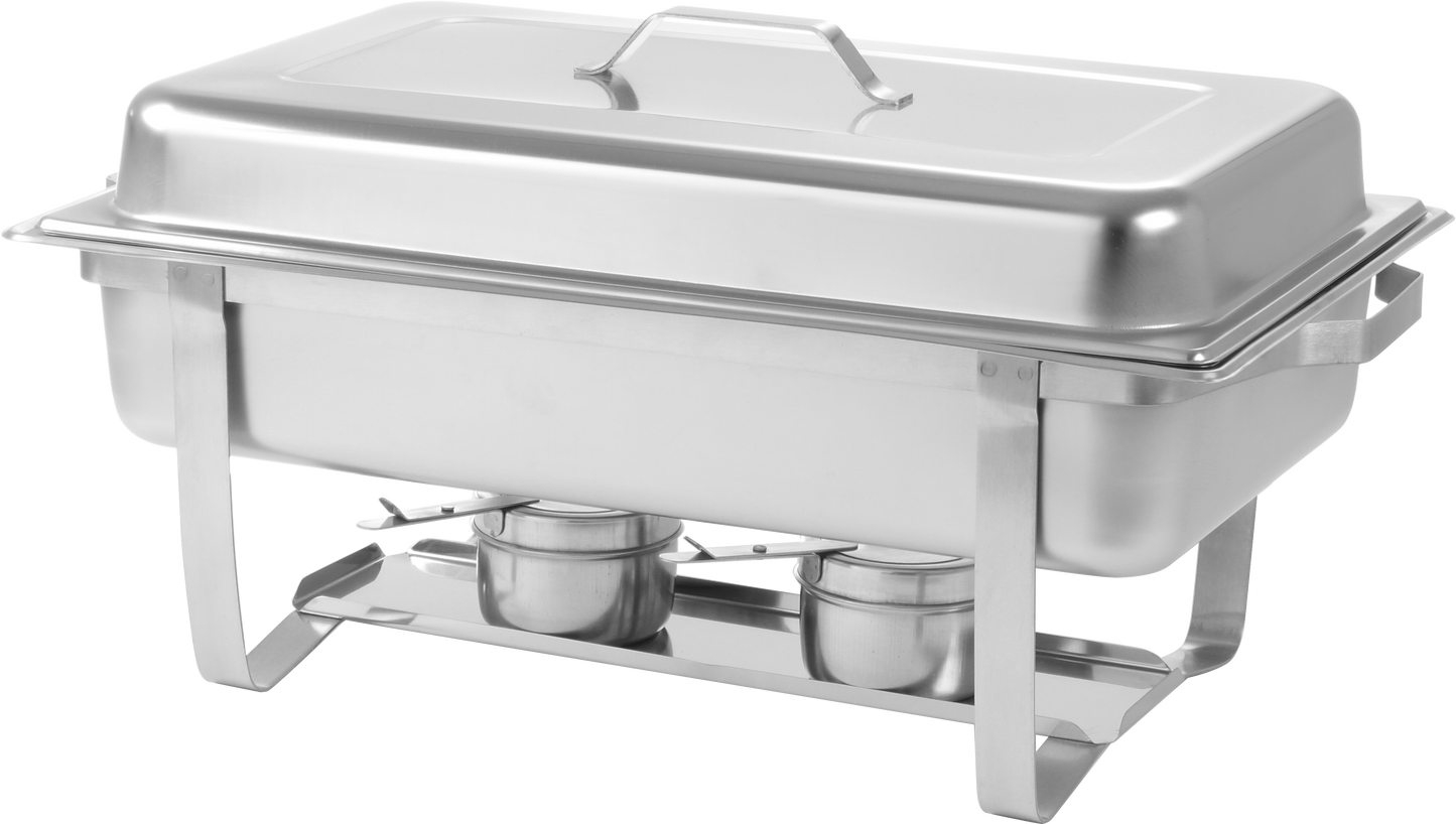 Hendi Chafing Dishes Twin Set aus Edelstahl für Catering und Buffets