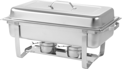 Hendi Chafing Dishes Twin Set aus Edelstahl für Catering und Buffets