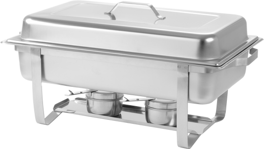 Hendi Chafing Dishes Twin Set aus Edelstahl für Catering und Buffets
