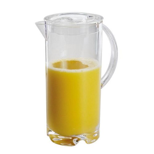 APS Saft- / Wasserkanne, transparent, für Gastronomie, 2 Liter