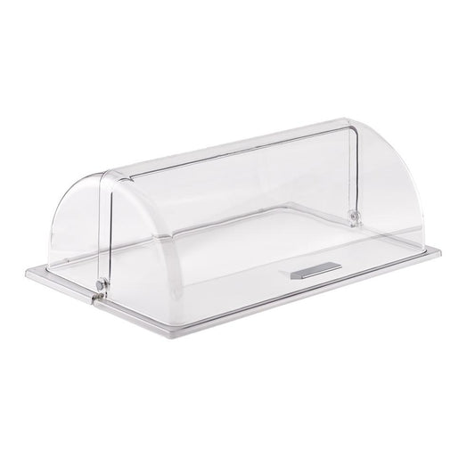 APS Rolltop-Haube GN 1/1 aus Polycarbonat für die Gastronomie.