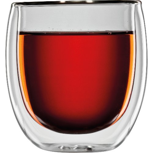 Bloomix Teeglas 0,3L, doppelwandig für Tee und Heißgetränke