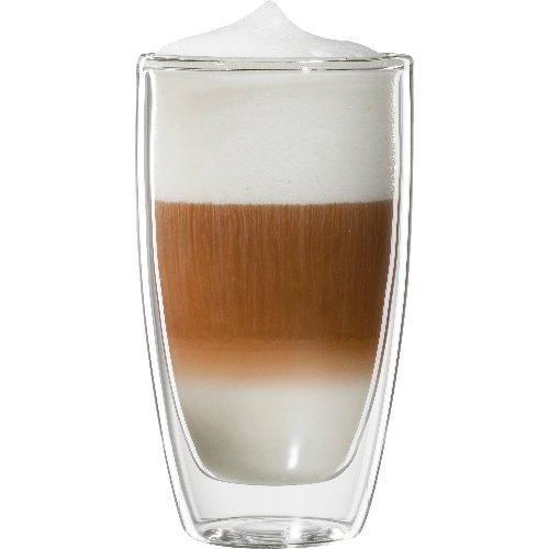 Bloomix Latte Macchiato Glas Roma, doppelwandig, für Heißgetränke