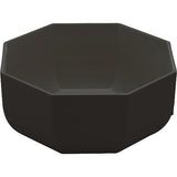 Waca Schüssel 8 eckig 3L Ø24cm schwarz Melamin