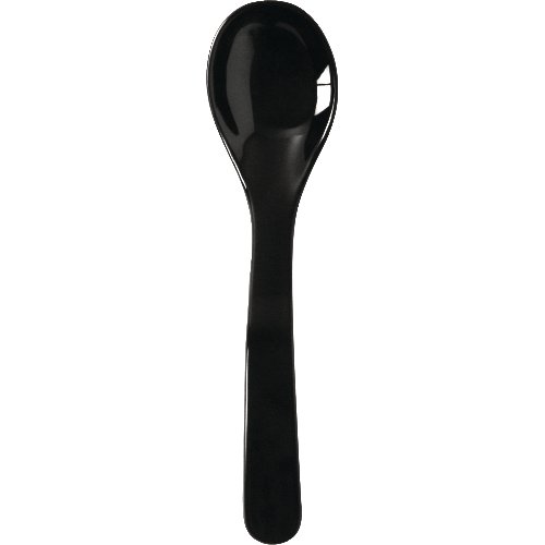 Waca Löffel 23,5 cm schwarz Kunststoff - ideal für Gastronomie und Catering
