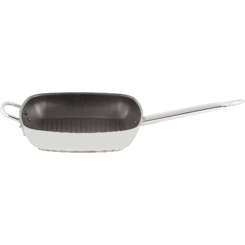 Cookmax Grillpfanne 28x28cm mit Teflon-Antihaftbeschichtung für die Gastronomie