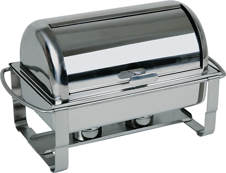 APS Rolltop-Chafing-Dish aus Edelstahl für Buffets und Catering