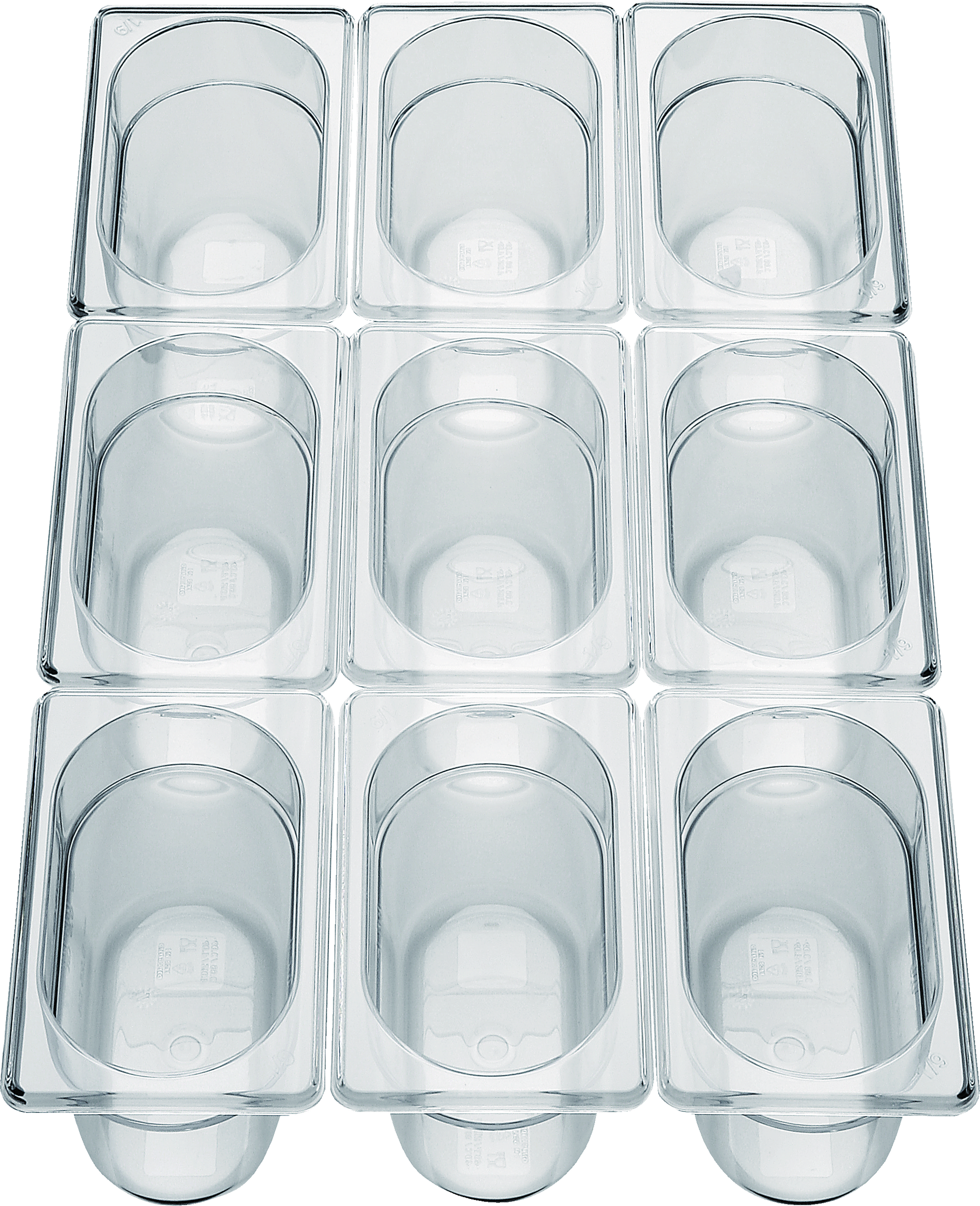 cent GN Behälter 1/9 Polycarbonat 0,5L für Lebensmittelaufbewahrung