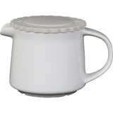Holst Kaffeekanne "Coup" Ø 9,1xH: 8,7xS: 14,5cm, weiß, Porzellan, 0,4L, VE 6