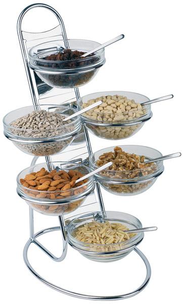 APS Buffetleiter -LITTLE- mit Glasschalen für Buffets