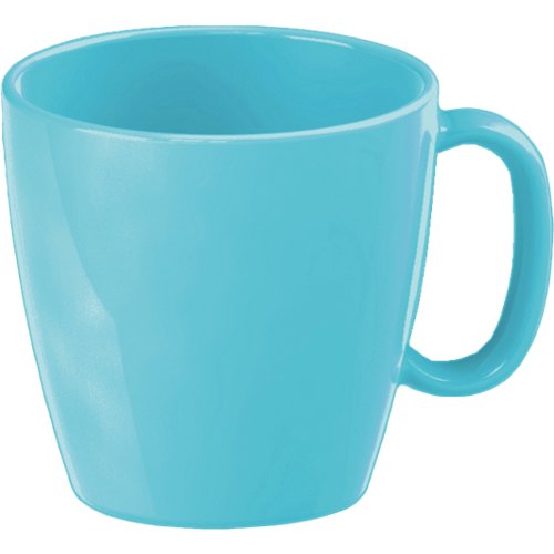 Waca Tasse 0,23L aus bruchfestem PBT in hellblau, ideal für Gastronomie