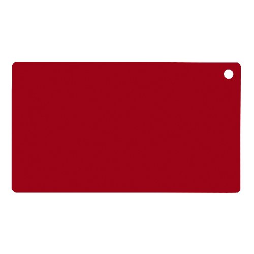 cent Schneidauflage 60x40cm rot, PE 500 für hygienische Lebensmittelzubereitung