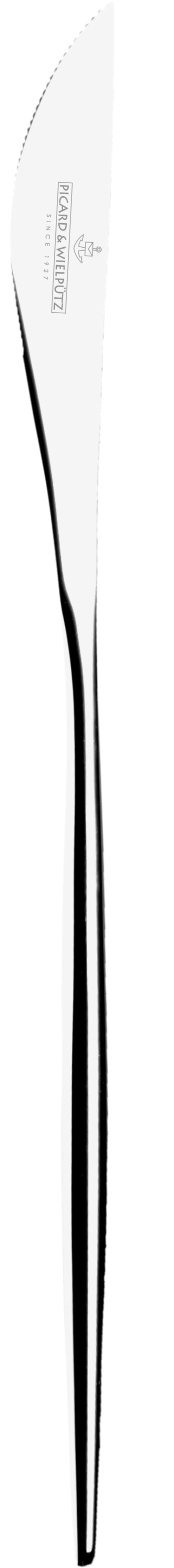 Picard & Wielpütz LOTUS Menümesser, 240 mm, aus 18/10 Edelstahl, für Gastronomie und private Nutzung.