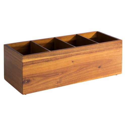 APS Holzbox -WOODY- aus Akazienholz für die Aufbewahrung in der Gastronomie.