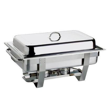 APS Chafing Dish -CHEF- aus Edelstahl, professioneller Speisenwärmer für Buffets