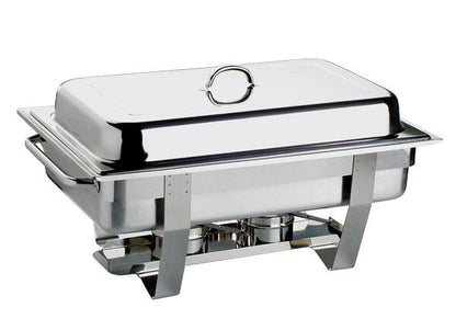 APS Chafing Dish -CHEF- aus Edelstahl, professioneller Speisenwärmer für Buffets