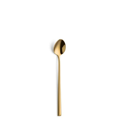 Amefa METROPOLE Longdrink-/Latte Macchiato Löffel in gold, ideal für festliche Anlässe.