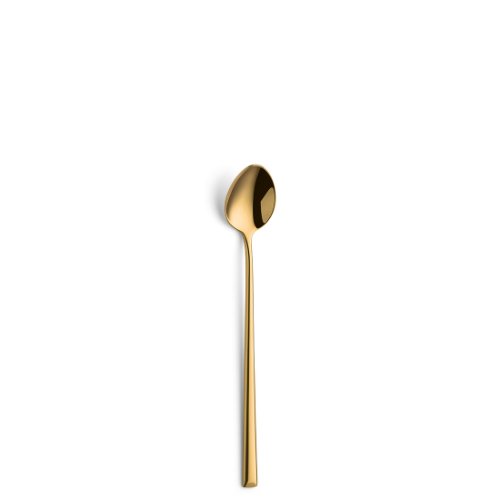 Amefa METROPOLE Longdrink-/Latte Macchiato Löffel in gold, ideal für festliche Anlässe.