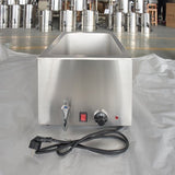 cent Wasserbad GN 1/1 mit Hahn, Tiefe: 205 mm, Edelstahl