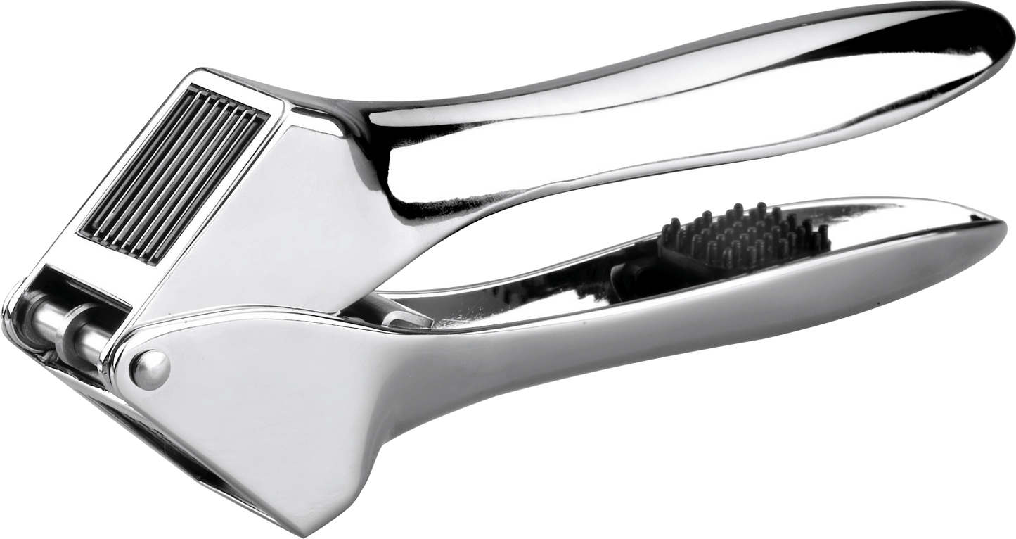 Lacor Knoblauchpresse und -schneider Dual 20cm Edelstahl für die Gastronomie.