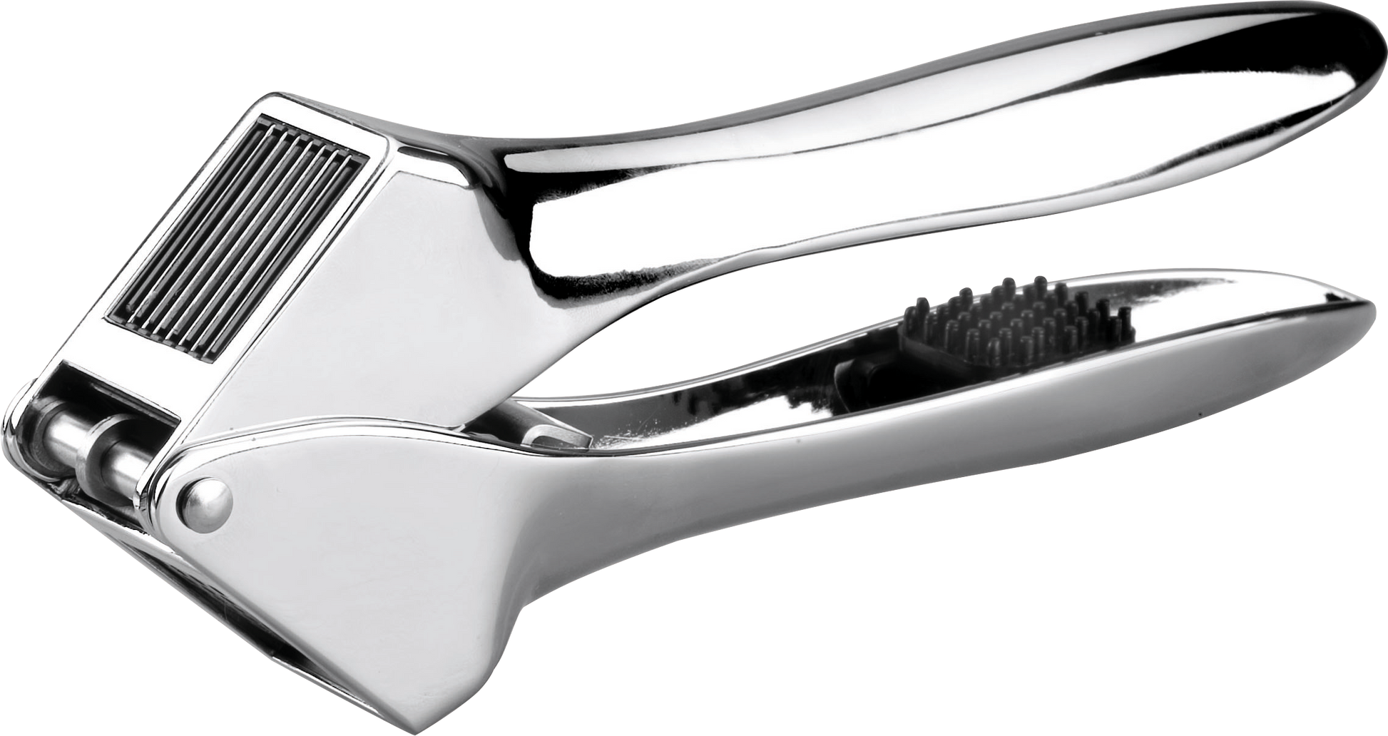 Lacor Knoblauchpresse und -schneider Dual 20cm Edelstahl für die Gastronomie.