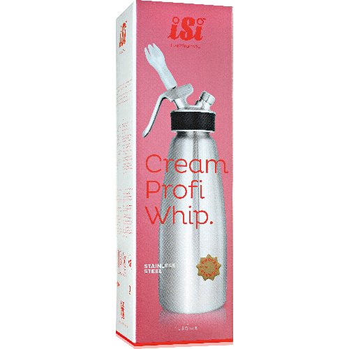 iSi Cream Profi Whip 1,0L Edelstahl für kalte Anwendungen in der Gastronomie