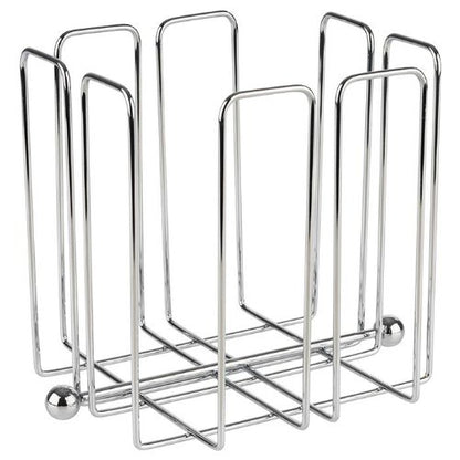 APS Serviettenhalter -WIRE- aus verchromtem Metall für 1/4 Falz Servietten